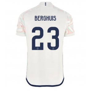 Ajax Steven Berghuis #23 Venkovní Dres 2023-24 Krátký Rukáv